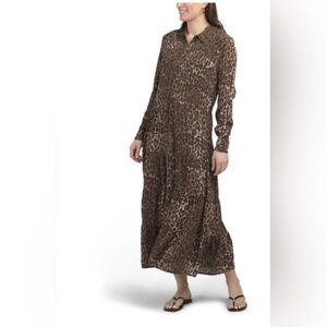 JOHNNY WAS
Silk Blend Western Tier Dress Leopard Tier Dress Brand new with tags